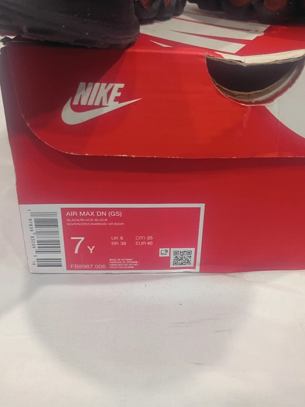 Nike Air Max DN (GS) Box - Red / White